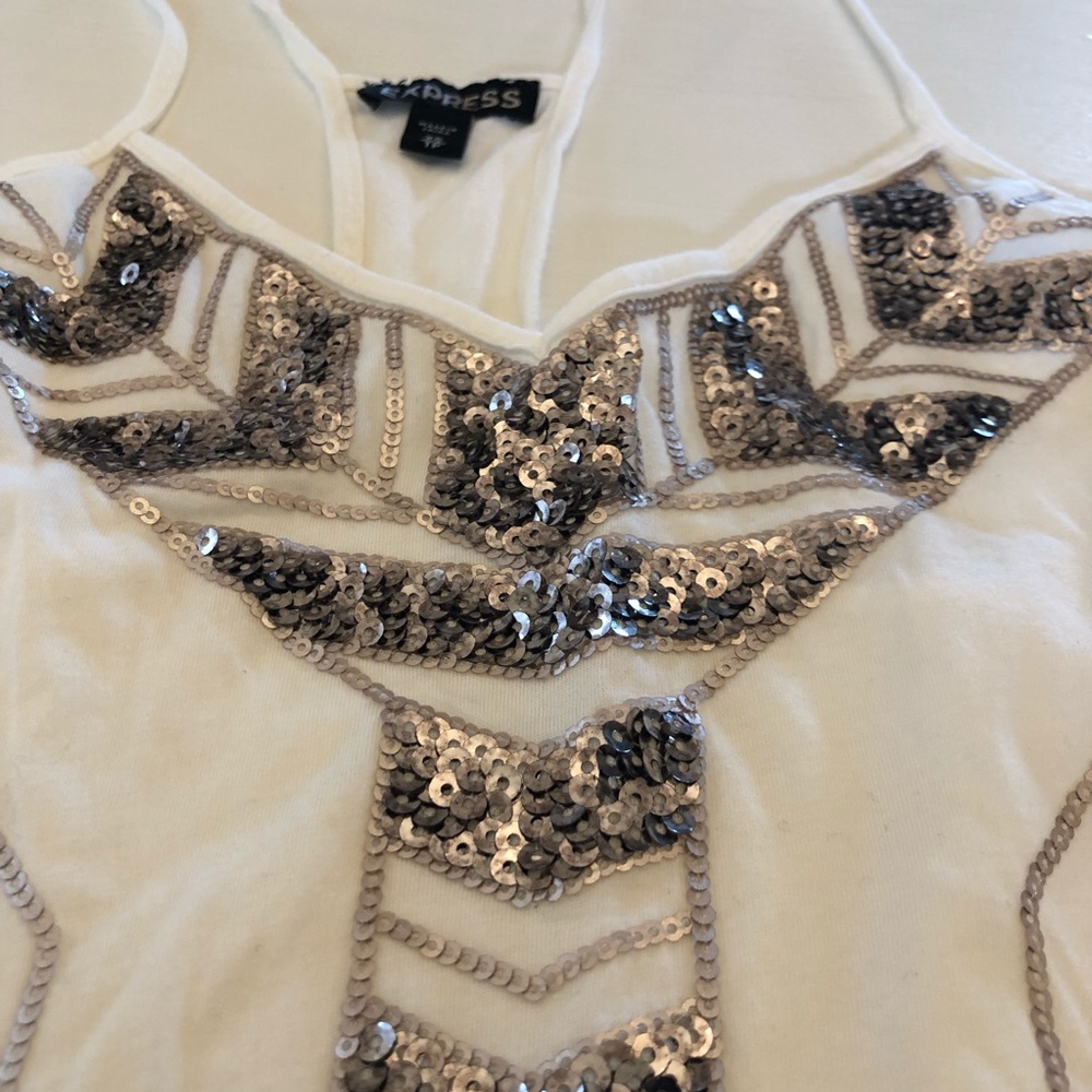 Express tank top sparkles